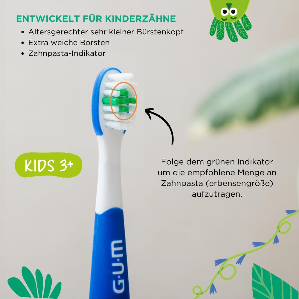 GUM Playbrush Junior blau 3+