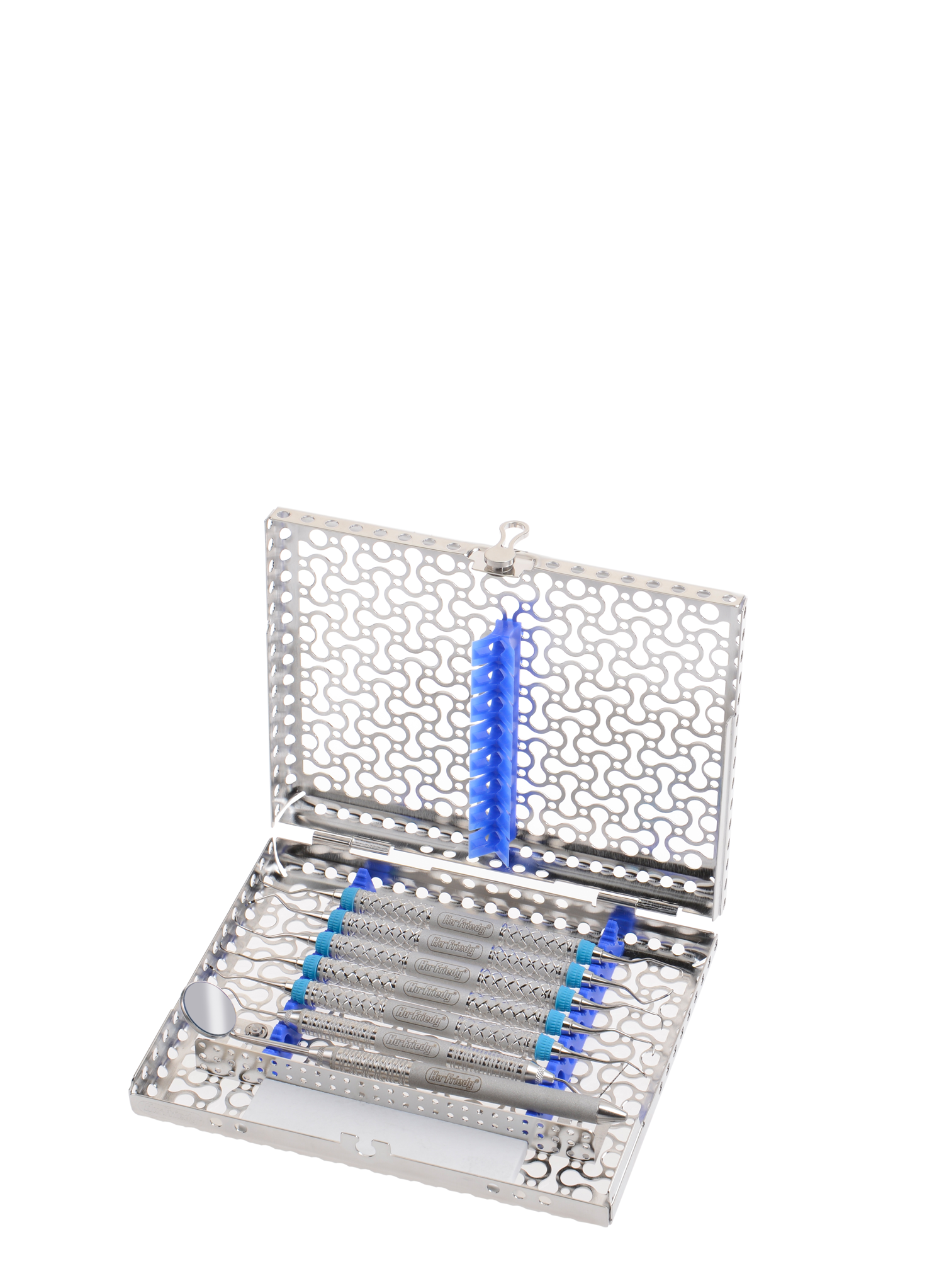 Hu-Friedy, Instrumentenkassette 1/2 DIN, 152x184x32 mm, Farbe: Blau, IM12DIN88