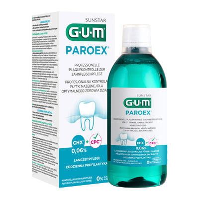 GUM PAROEX Mundspülung 0,06% 500ml