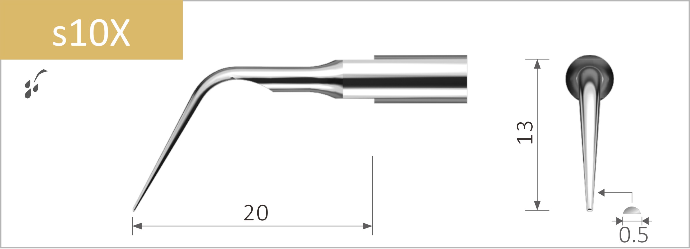 Xpedent Ultraschallspitzen für Satelec kompatibel 10X