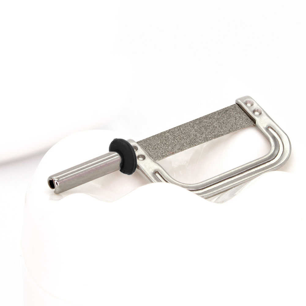 Strip 90ųm aus medizinischem Stahl, doppelseitig diamantiert, sterilisierbar von oscident